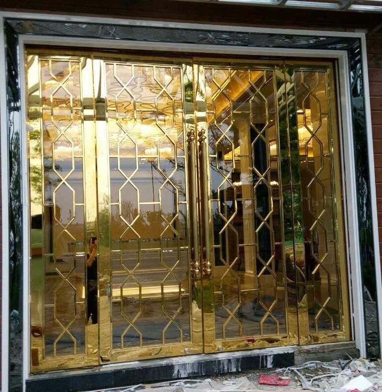 Cửa kính cường lực viền inox không oxy hóa